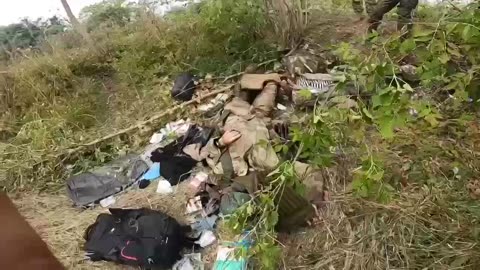 Pile of Russians Left in the Road