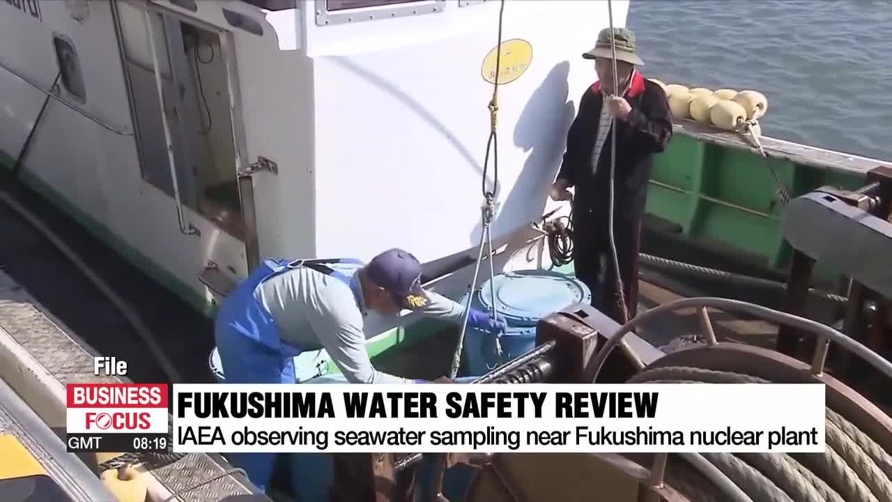 IAEA observing seawater sampling near Fukushima nuclear plant