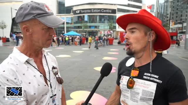 EPIC INTERVIEW FREE SPEECH MEDIA DUNDAS SQUARE TORONTO CANADA SUN.AUG 29. _ TRUTH FREEDOM HEALTH