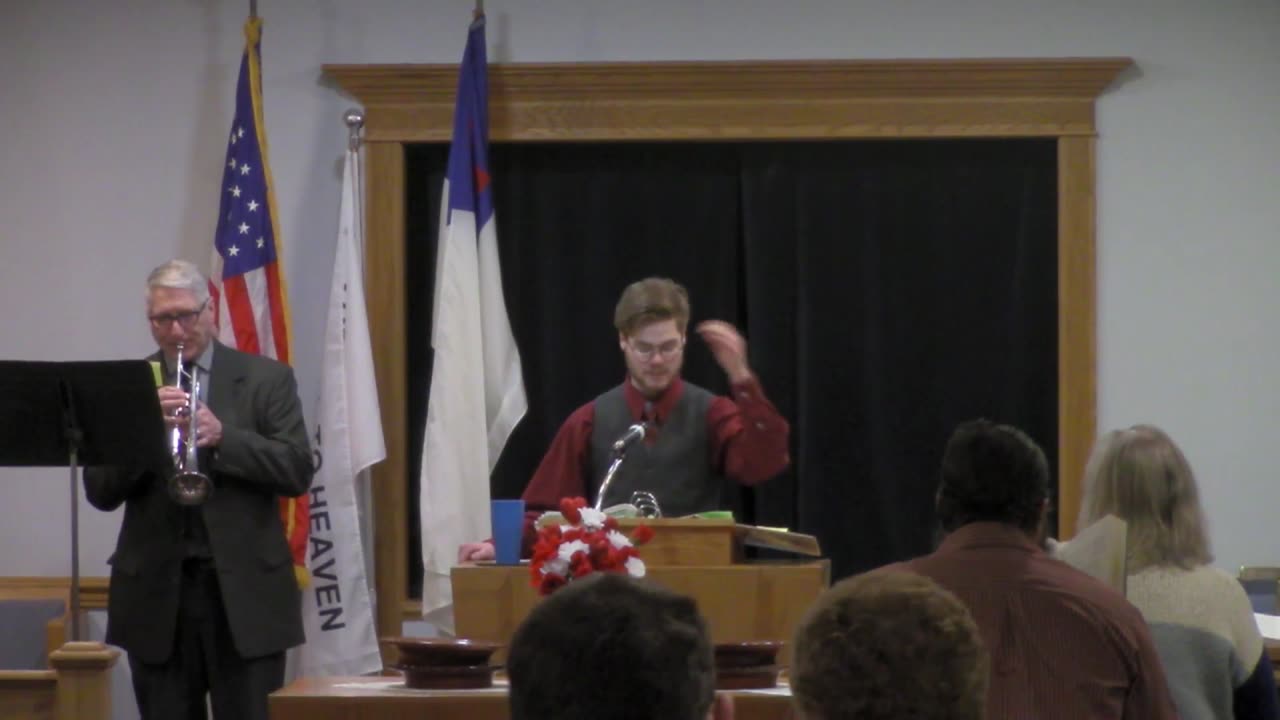 Wednesday Evening. Pastor Troyer, Relax in God's Grace.