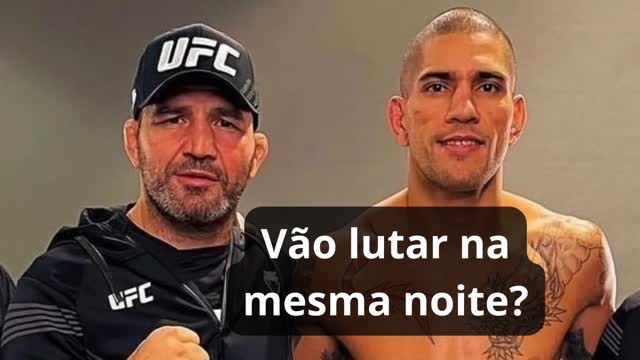 Glover Teixeira falou sobre a possibilidade de lutar na mesma noite que Alex Poatan.