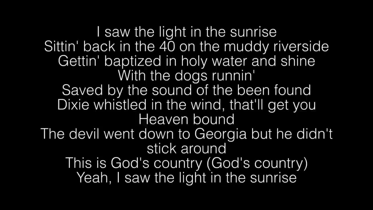 Blake Shelton | God's Country - Lyric Video