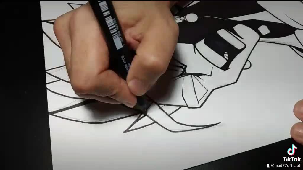 Drawing Goku