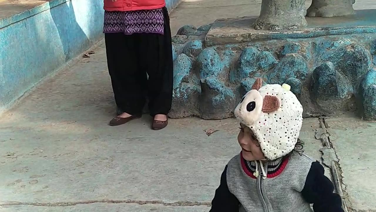 nitya with mama in bhu