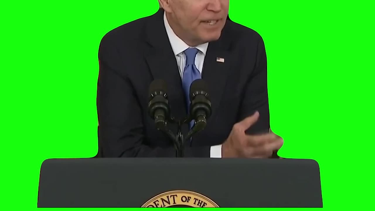 “It Grows the Economy. Benefits Everybody, Hurts Nobody” – Joe Biden | Green Screen