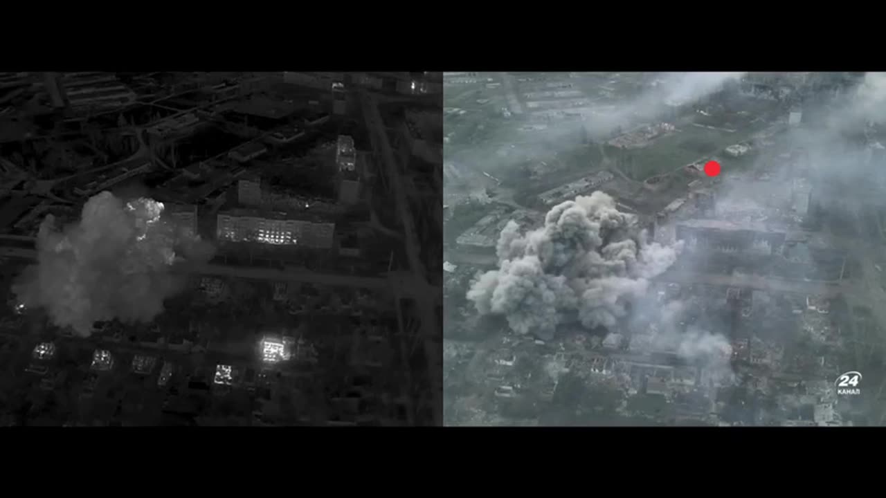 Shelling Russians in Bakhmut