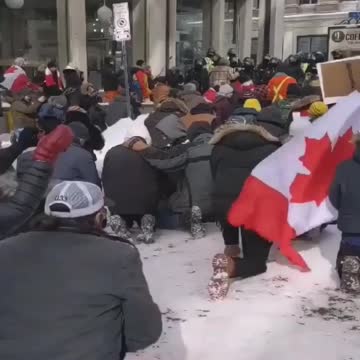 Ottawa - Canadian Convoy Protesters in full rage mode