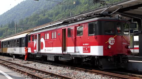 Swiss Rail at Interlaken Ost - 2013