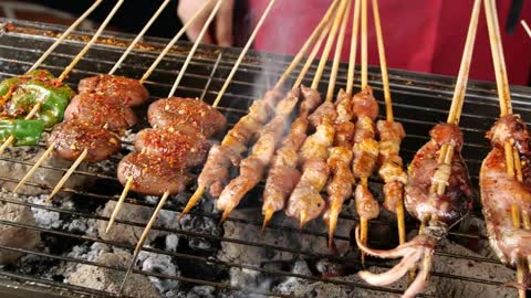 Let's have a look at Chinese barbecue