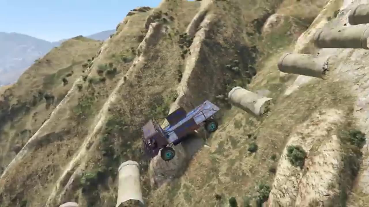 Cars vs Pipes in GTA 5