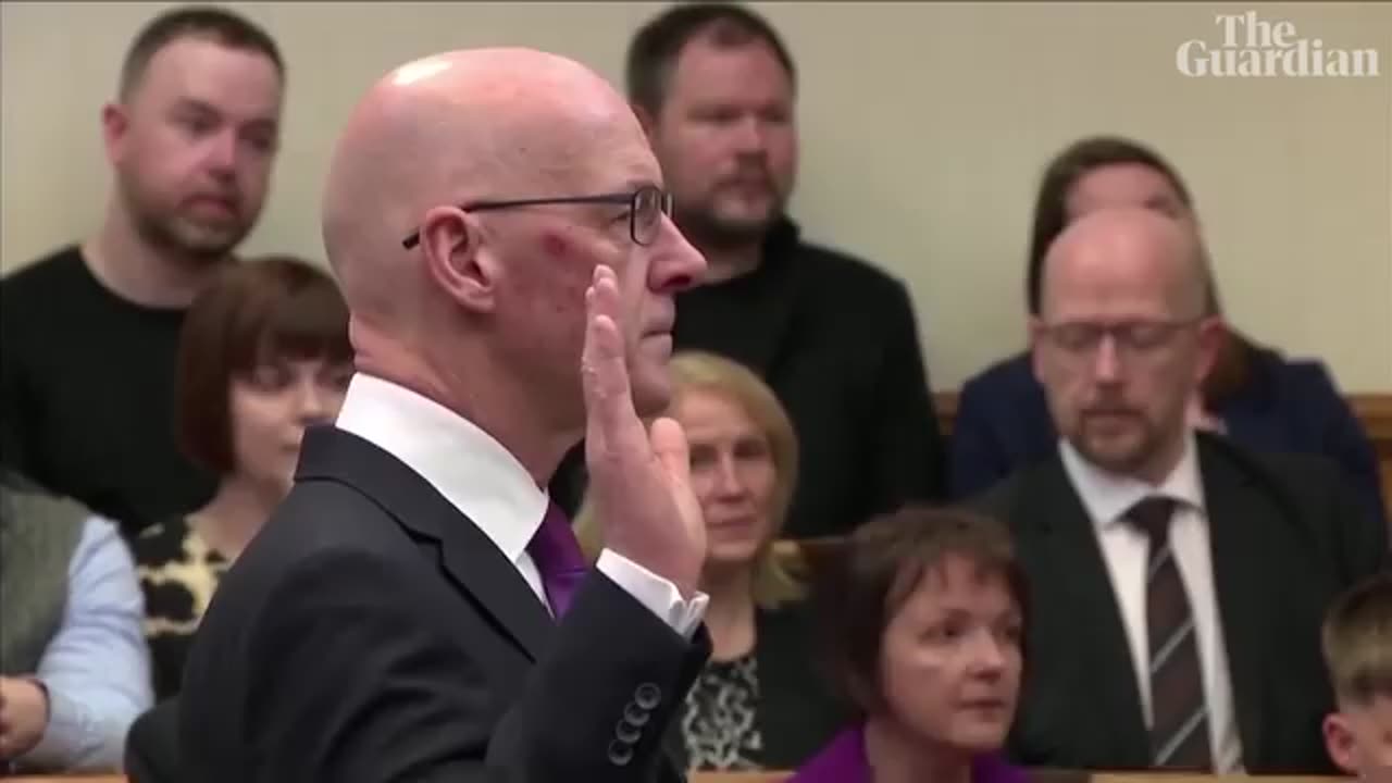 JOHN SWINNEY SCOTTISH TRAITOR BENDS THE KNEE TO VAMPIRE KING CHARLES