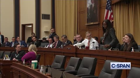 Radical Dem throws TANTRUM during hearing, gets up & throws docs at GOP Rep.