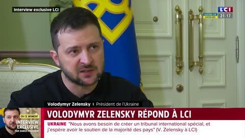 Q26/29 Zelensky interviewed by Rochebin 16 Dec 2022: Zelensky on Macron's negotiations with Putin