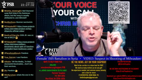 2022-01-29 22:00 EST - Your Voice, Your Call: with Chris Moore