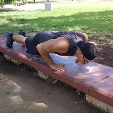 Outdoor Chest Workout Exercises Pushups