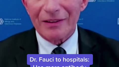 Dr. Fauci to hospitals: Use more antibody treatments