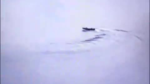 Ukrainian Drones Destroy a Russian Boat