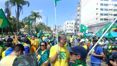 AQUI É FLORIANÓPOLIS 05/11/22 MOBILIZAÇÃO CIVIL CONTRA ELEIÇÃO ILEGITIMA (FRAUDE).