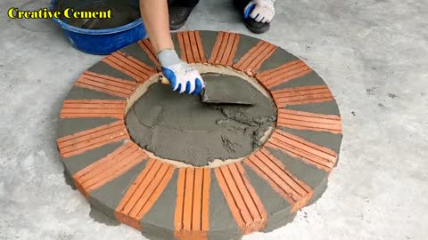 How to make a 2 in 1 wood stove from beautiful red bricks