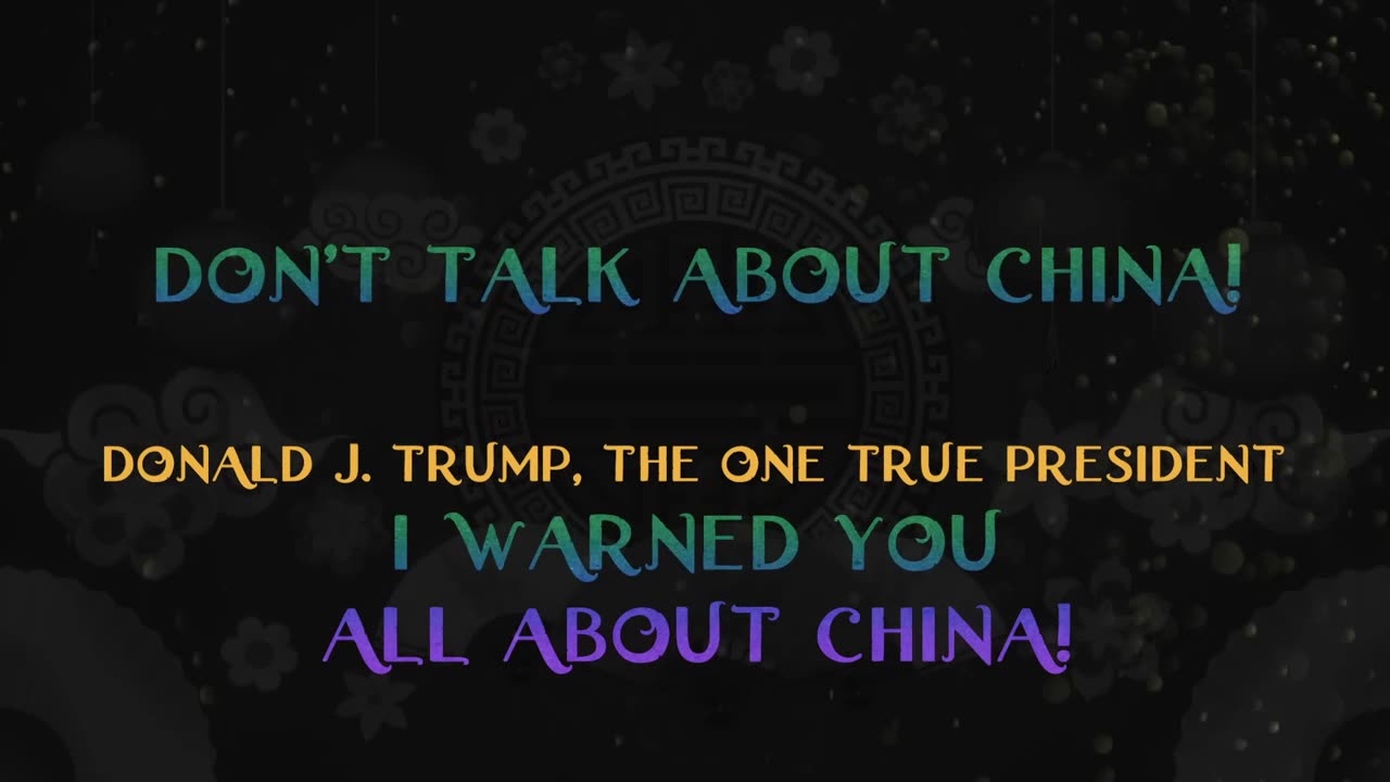 We Don't Talk About China (song)