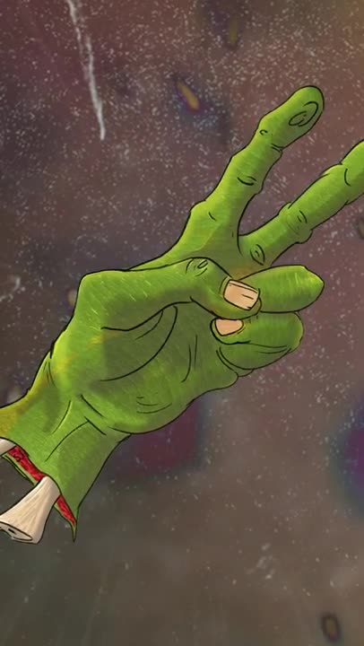 I drew a Good hand :o #shorts #art #sticker