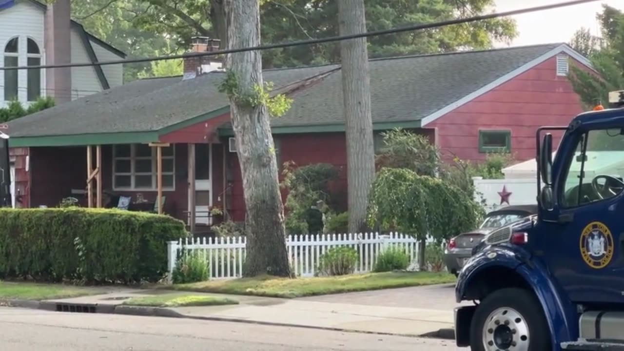 Outside the home of Gilgo Beach murder suspect Rex Heuermann