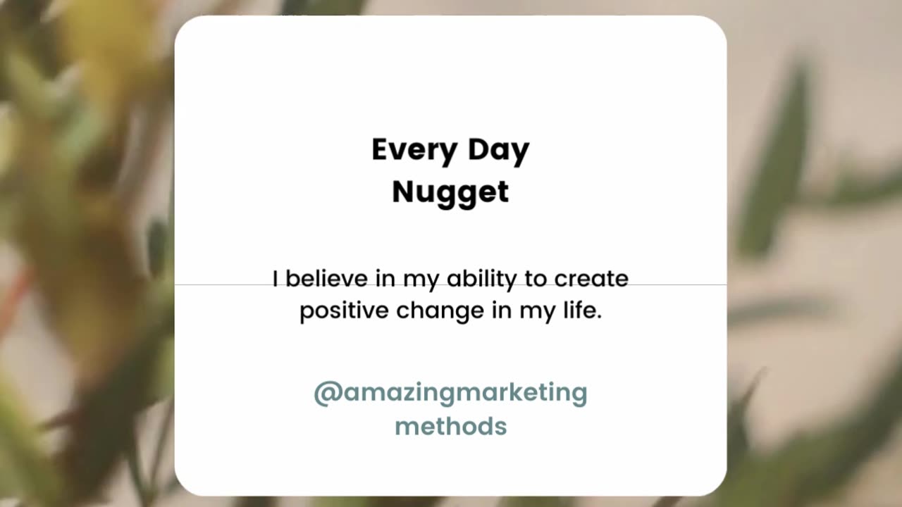 ⭐I AM CONFIDENT AND OTHER EVERY DAY NUGGETS 😊COMING TO YOU ONLY FROM @amazingmarketingmethods ❤️