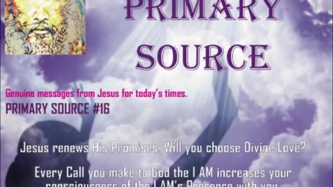 I AM PRIMARY SOURCE #16 8-10-2023