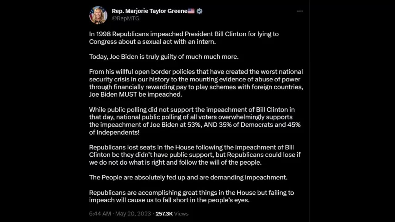 MTG - Impeach Biden