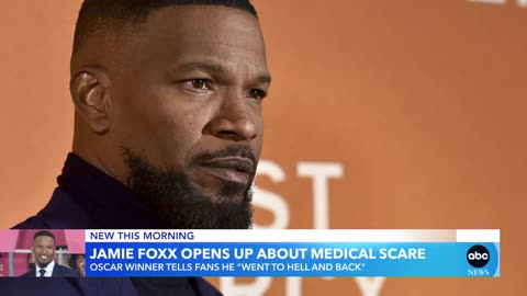 Jamie Foxx breaks silence about health scare in video message to fans l