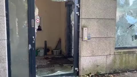 Building under renovation destroyed in Ireland for housing illegal migrants