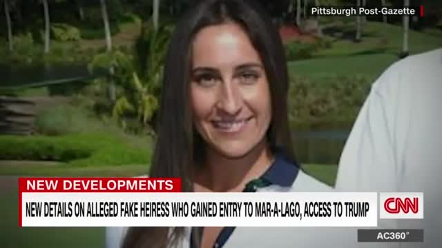 Journalists track down identity of woman who posed with Trump