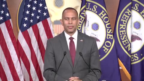 Hakeem Jeffries denies Biden— the least popular modern U.S. president— isn't a House Dem liability.