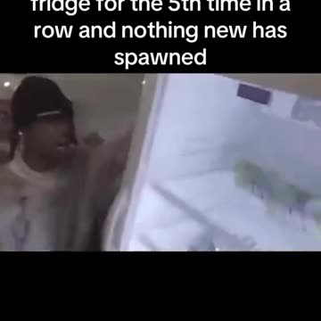 Nothing in the fridge