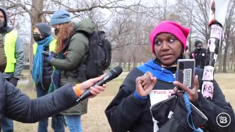 Black woman promoting slavery