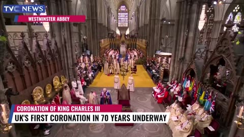 Huge Crowd As King Charles III Crowned As 40th British Monarch