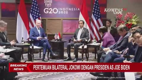 Breaking news. Indonesian and Australian presidents meeting G20