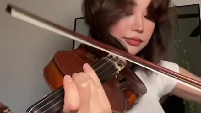 Violin playing