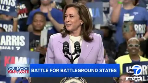 Kamala Harris has 4-point lead on Donald Trump in key battleground states: Poll