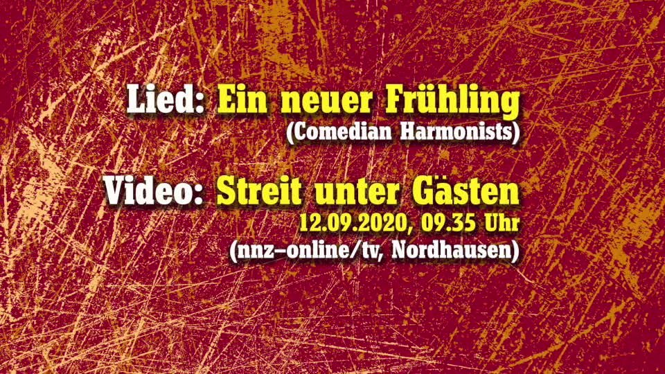 Streit unter Gästen (Bereicherung in Nordhausen)