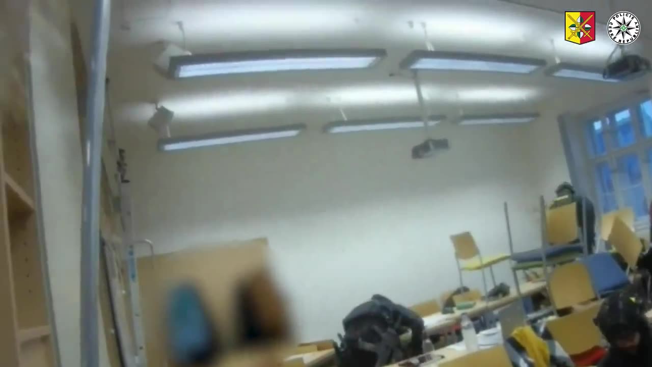 Czech police release bodycam video of Prague Charles University mass shooting