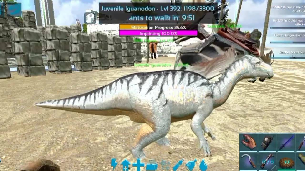 Ark survival evolved!! Fast grow up Dino baby🔥