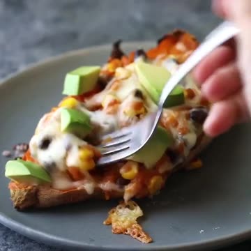Stuffed Sweet potato Enchiladas