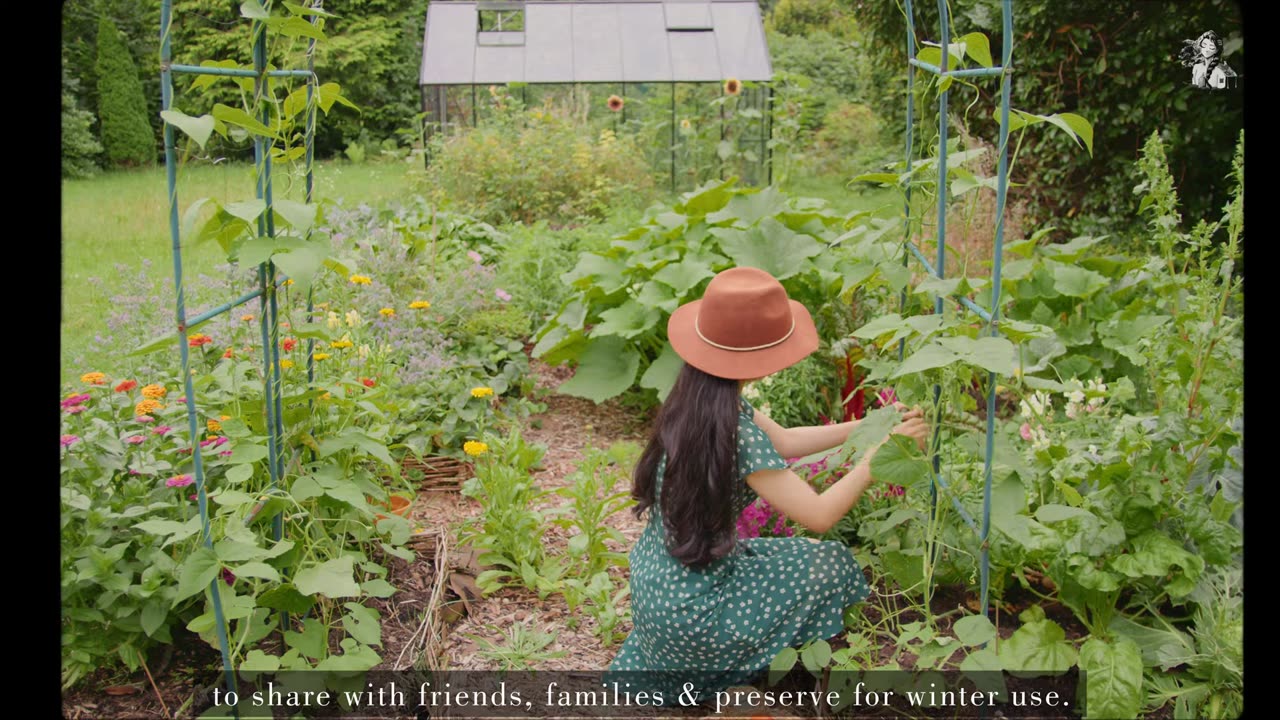 165 Vegetable garden at my home Satisfying backyard harvest, enjoyment of country life.