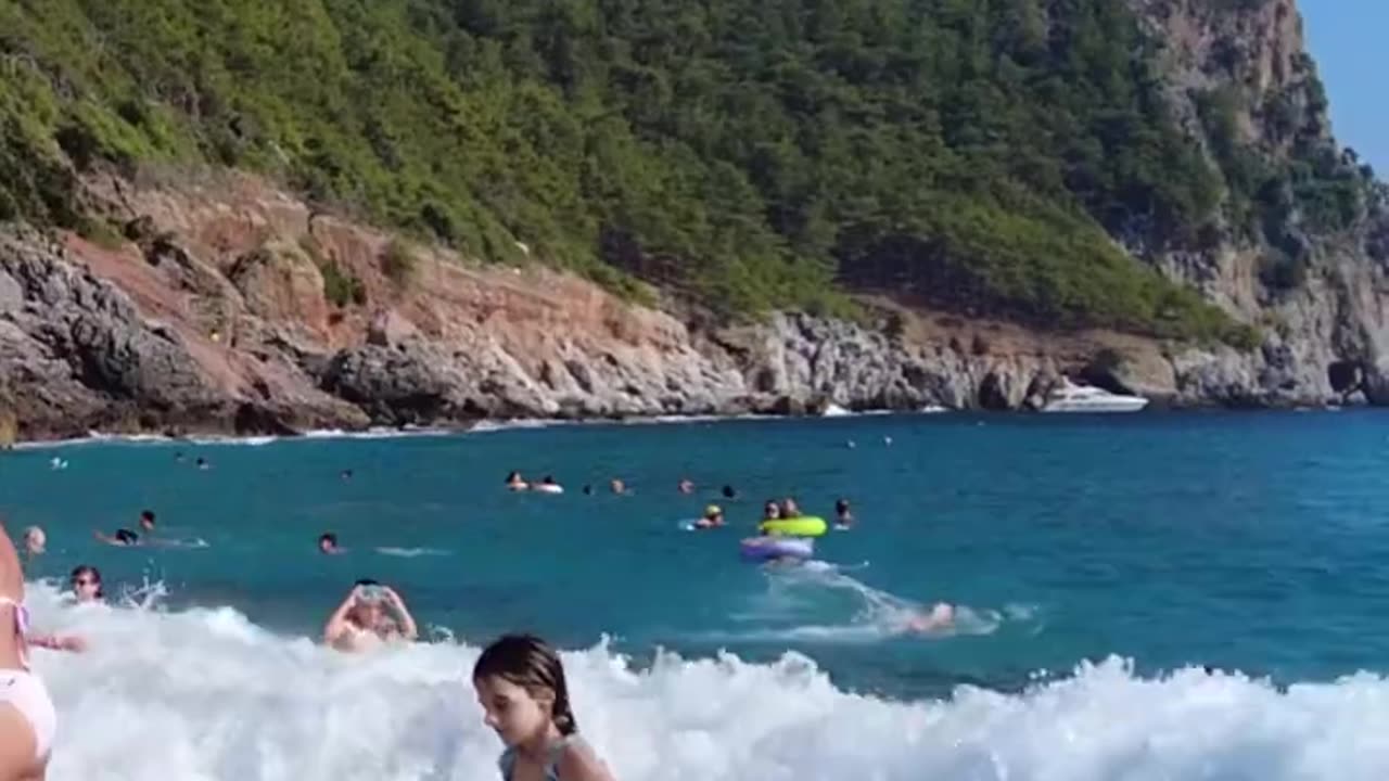 Cleopatra beach alanya in turkey