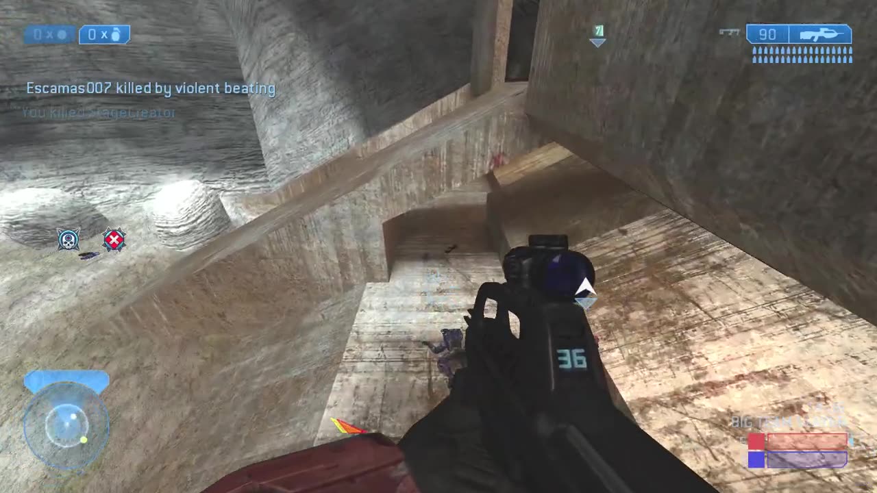 Halo 2 Classic Big Team - Big Team 3 Plots on Zanzibar Multiplayer Gameplay