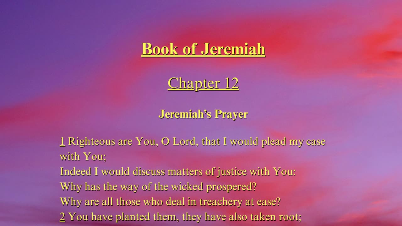 Christian Meme Video: Jeremiah Chapter 12 (07/07/2024)