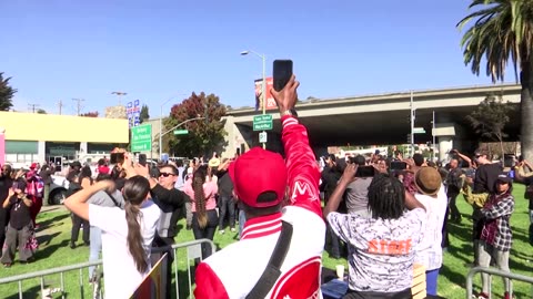 Oakland street renamed after late rapper Tupac Shakur