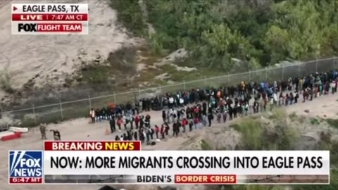 Organized Invasion At Eagle Pass Texas