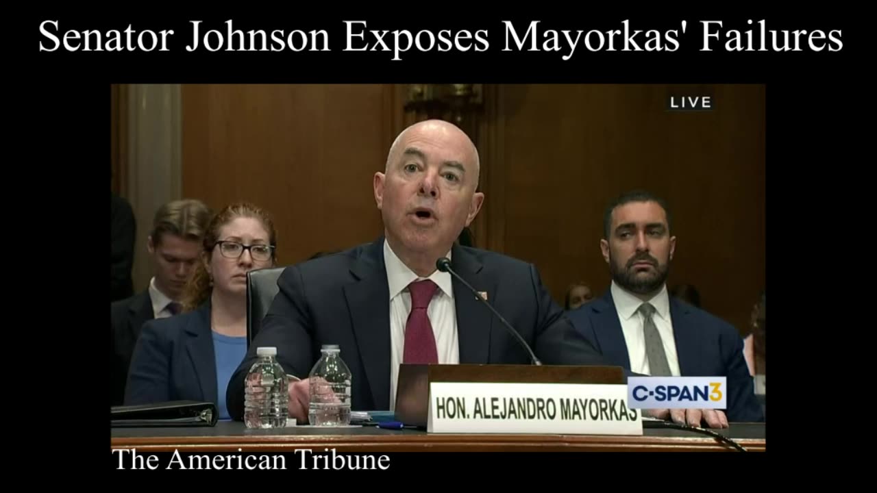 🔥🔥Senator Johnson Exposes Mayorkas' Failures🔥🔥